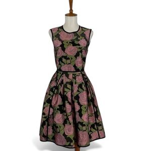 ASOS Floral Dress Women’s 2‎ A-Line Sleeveless Crew Neck Fit & Flare